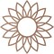 Ekena Millwork Daisy Wood Fretwork Pierced Ceiling Medallion, Wood (Paint Grade), 24"OD x 8 3/8"ID x 3/8"T CMWP24X24X0375DAMF - alternate 3
